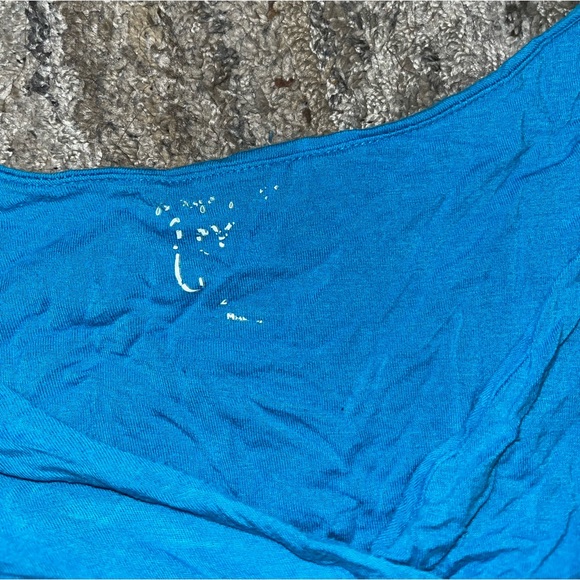 Vibrant Blue Ruched Top - Picture 7 of 7